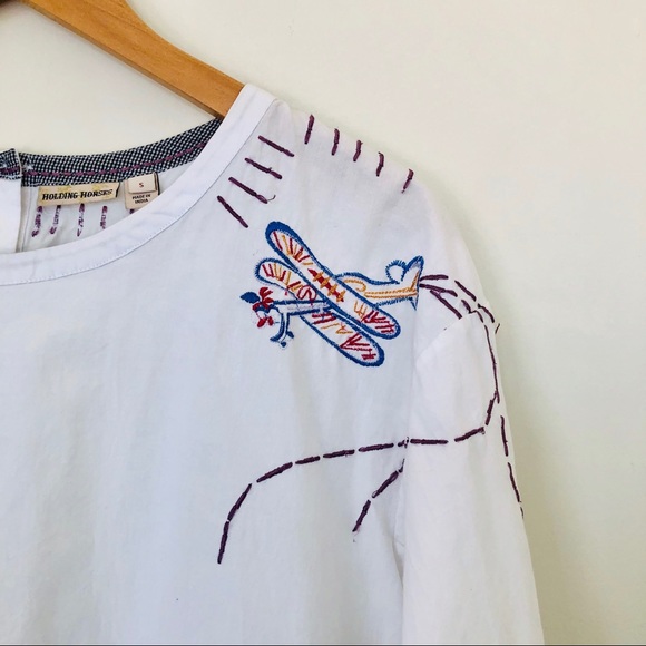 Holding Horses World Traveller Peplum Blouse - Picture 6 of 8